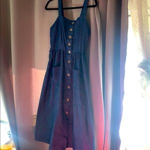 Button down Jean dress